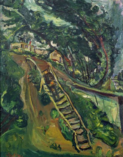 Mann, der die Treppe hinaufgeht, 1922-3 von Chaim Soutine